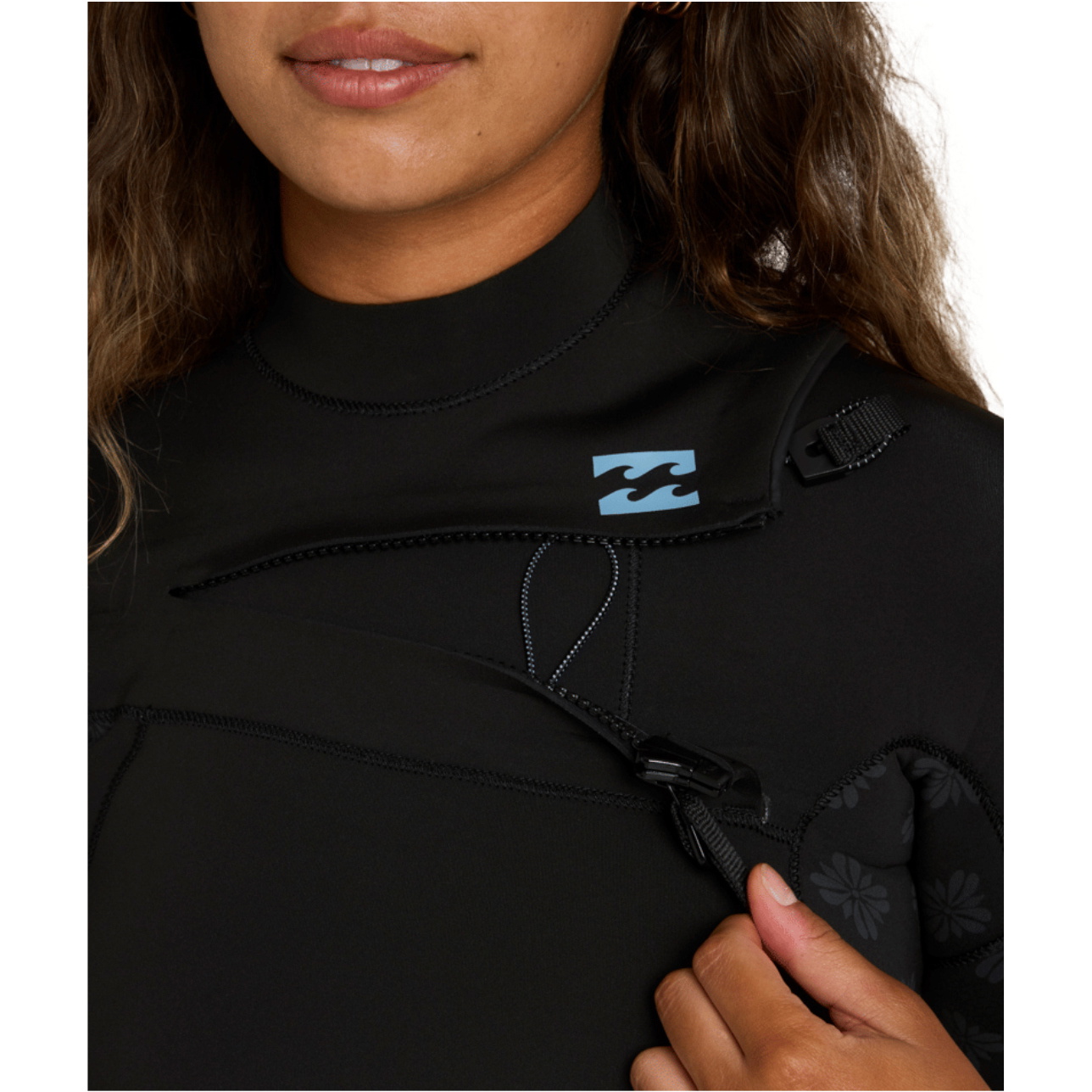 2026 Billabong Womens Absolute Core 3/2mm Chest Zip Wetsuit ABJW100238 - Black